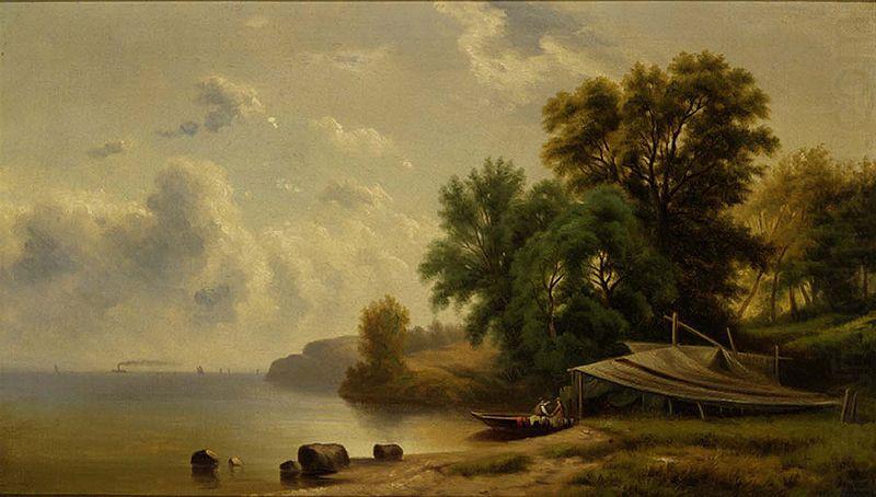 Robert Scott Duncanson Landscape with Campsite china oil painting image